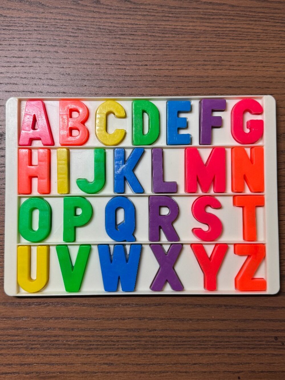 Fisher-Price MAGNETIC LETTERS + TRAY for School Days Desk Vintage Learning Toy